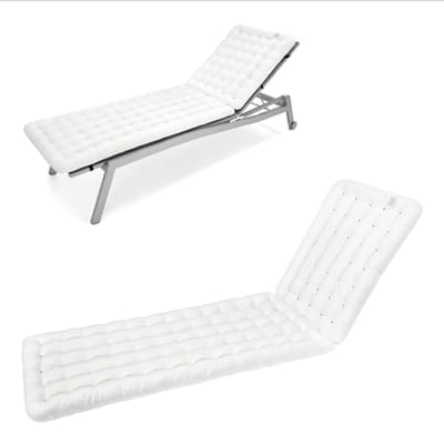 Zonligbed Kussen 200 x 60 cm - Comfortabel Tuinkussen, 8 cm Dikke - Wasbaar tot 95 °C, Weerbestendig, Orthopedisch