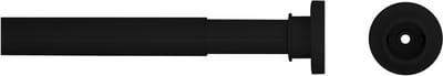 Sealskin Seallux Douchegordijnstang - 125-220 cm - Zwart