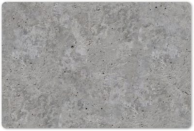 Placemats 45x30 cm - Placemat kunststof - 1 stuk - Beton - Leisteen - Grijs - Betonstructuur - Borden onderleggers - Decoratie voor op tafel - Keuken tafeldecoratie accessoires - Vinyl onderlegger - Tafelversiering