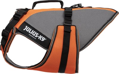 JK9®Multivest – 4in1 multifunctionele hondenjas - maat S - uv oranje