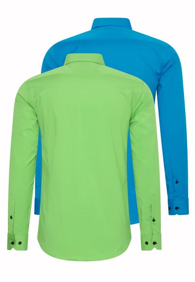Set van 2 zakelijke overhemden