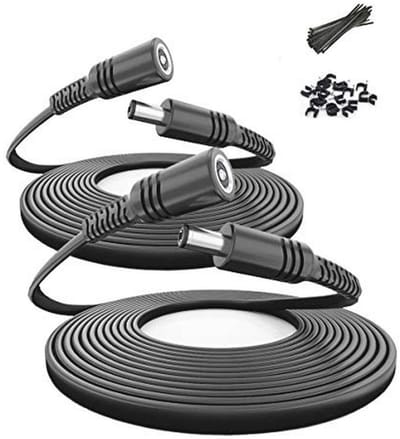 Verlengkabel 6m voor 12V Apparaten - DC 2,1 mm x 5,5 mm Voeding Adapter - Geschikt voor CCTVs en Beveiligingssystemen