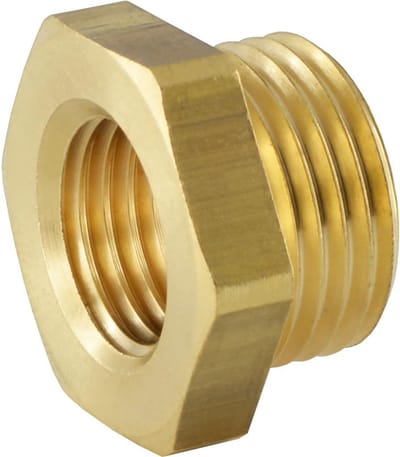 Verloopnippel M24 naar M16 Binnen- en Buitendraad Reductie Fitting