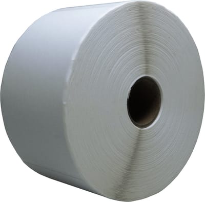 DULA Zebra kompatible Etiketten, 57 mm x 102 mm, Weiß, Permanent, Kern 25 mm, 1 Rolle, 700 Etiketten pro Rolle