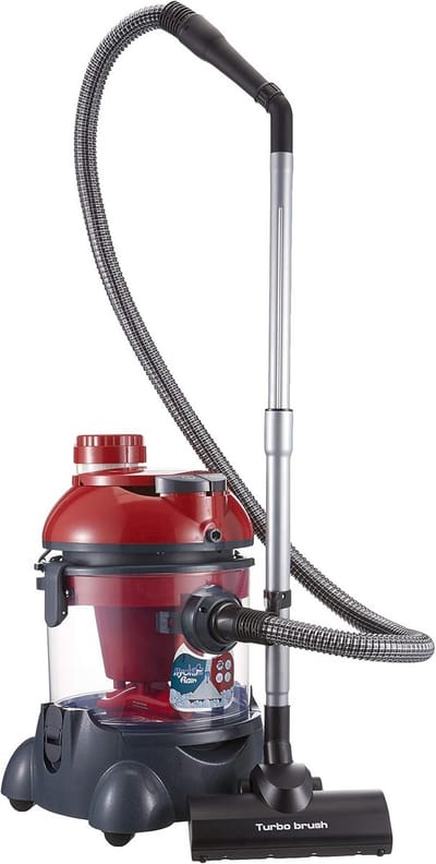 Cilinder Stofzuiger - Zakloze Stofzuiger - Huis Schoonmaken - Waterfiltering HEPA - 3 Liter Capaciteit - Rood