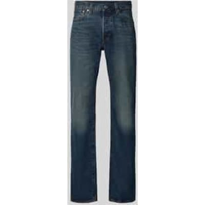 Wide leg fit jeans van zuiver katoen model '501®Original'