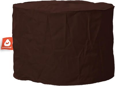 Whoober zitzak poef Rhodos outdoor donker bruin - Wasbaar - Voor binnen en buiten