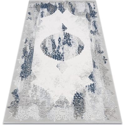 Kleden Rugsx Tapijt ACRYL VALS 5040 Versleten, ornament blauw 80x100 cm
