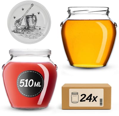KADAX Inmaakpotten 510 ml fi82 Honingpot 24 stuks