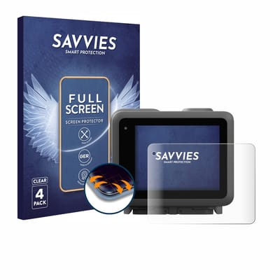 Savvies - Screenprotector voor GoPro Lit Hero - Folie Beschermfolie transparant volledig dekking 4 Stuks