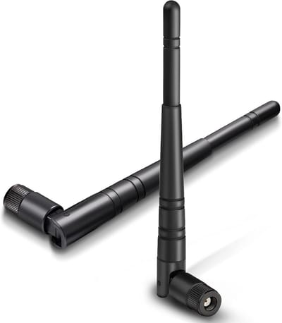 Set van 2 Externe WiFi Antennes 2.4GHz met RP-SMA Connector voor Router, Camera en PCI Kaarten