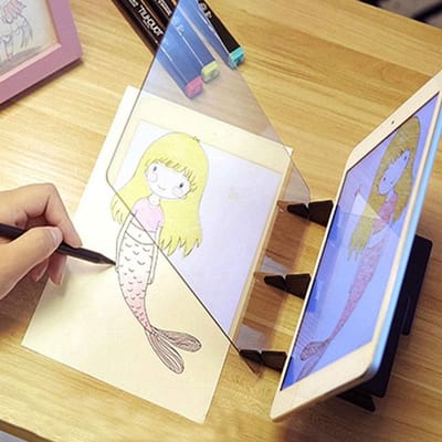 Tekenprojector voor kinderen en beginners - Ideaal voor schetsen, tekenen en schilderen - Creatieve tools voor DIY-projecten en kunstzinnige ontwikkeling