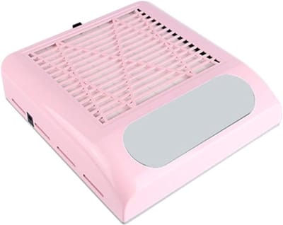 VIN® Nagel Afzuiger - Stofafzuiger Nagels Met 2 instelbare Snelheden - Stofafzuiging - Nageltafel – Nail Dust Collector Met Krachtige Afzuiging - Manicure - Pedicure - Sterke afzuiging - Roze