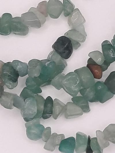 brillenketting van GROENE AVENTURIJN / armband / ketting / reserve rubberen lussen + 2 microvezel doekjes / cadeau / brillenkoord dames / brilkoordje kraaltjes / briltouwtje / voor zonnerbril / natural gemstone handmade / cordon de lunettes