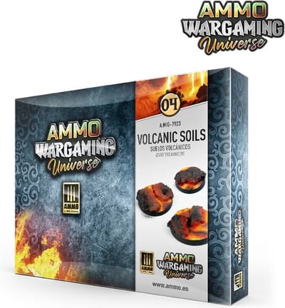 AMMO by Mig Jimenez Modelbouwdecoratie - MIG 7923 Wargaming Universe 04 - Volcanic Soils Effecten set