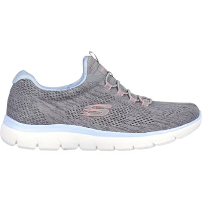 Skechers Summits - Fun Flair 150113-GYMT, Vrouwen, Grijs, Trainingschoenen, maat: 36