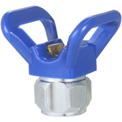 Spuitverf accessoire Universeel gereedschap Airless verfspuitpistool Vlakke tip Spuitmondbescherming Zitting blauw