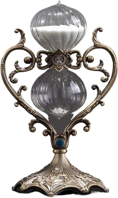 Zandloper Glas - Vintage Timer - Tijd Beheren - Handgemaakt Decoratie - 30/60 Minuten - Kleur 4