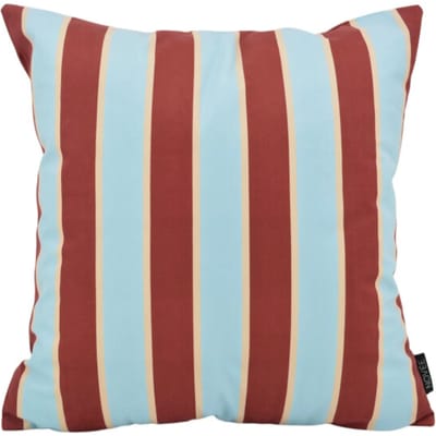 NOVÉE Sierkussen riviera stripe blauw/rood | 45x45 cm | katoen/polyester