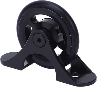 Vouwfiets Spatbord Wiel - Duwwiel Fiets - Vouwen Verplaatsen - Lichtgewicht Aluminium - 8 x 6 x 2 cm - Zwart