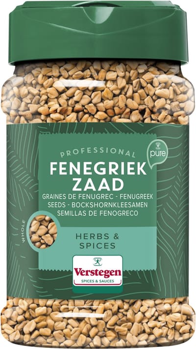 Verstegen - Fenegriekzaad heel - Pure - Strooibus small - Kruiden & specerijen - 235g