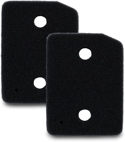 Dailygoods- Filter Set van 2 - Vervangingsfilters voor Miele 9164761 - Sponsfilter/Schuimfilter - Pluisfilter - Fijne/Grof 207 x 157 x 30 mm - 100% Made in Germany - Vervangingsfilter