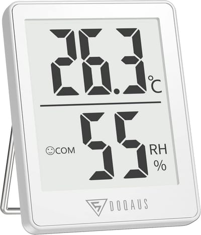 Digitale Thermo-Hygrometer voor Binnengebruik – Nauwkeurige Temperatuur- en Luchtvochtigheidsmeting