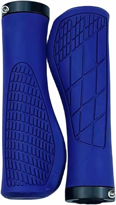Ergonomische Fietsstuur Handvatten 22 mm, Antislip Rubber Grips voor MTB en Recreatief Fietsen