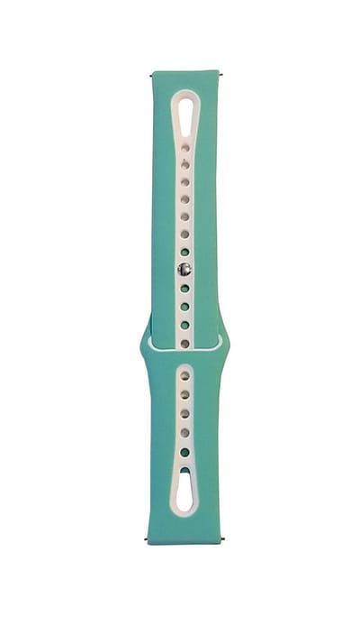 Sportbandje - Samsung Gear S3/Galaxy Watch 46mm - groen/wit siliconen