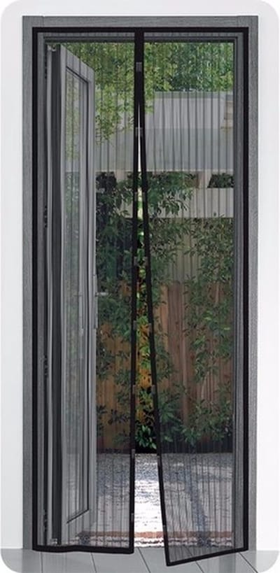 Anti vliegen deur hor met magneetsluiting - opzet deurhor - 210 x 50 cm