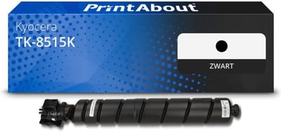 PrintAbout huismerk Toner TK-8515K Zwart Geschikt voor Kyocera