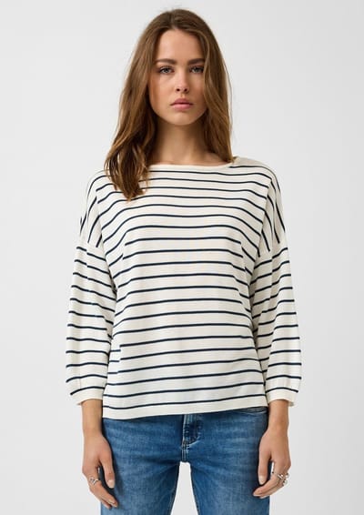 Q/S designed by - Dames pull - Maat XS - Vrouwen - wit - Viscose