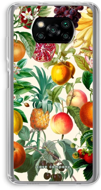 Case Company® - Hoesje geschikt voor Poco X3 Pro hoesje - Classic Flora - Soft Cover Telefoonhoesje - Bescherming aan alle Kanten en Schermrand