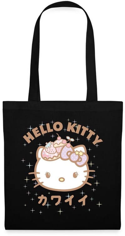 Hello Kitty Kawaii Stijlen Met Sterren Tas Van Stof Schoudertas