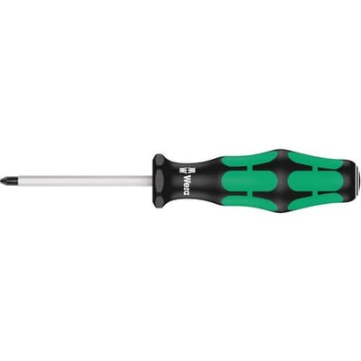 Wera schroevendraaier met zeskantschacht - pozidriv - pz0 x 60mm