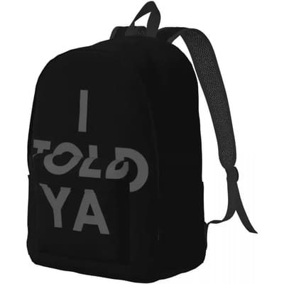 JE VOUS L'AVAIS DIT Sac à dos Cool Challengers 2024 Étudiant Randonnée Extérieur Tom Zendaya Sac à dos pour Hommes Femmes Ordinateur portable Sacs en Toile