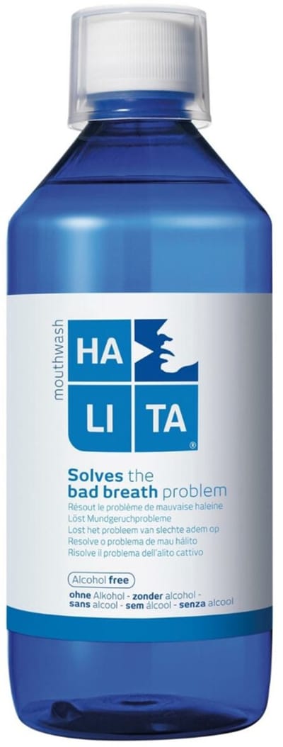Halita Mondwater Frisse Adem - 3 x 500 ml - Voordeelverpakking