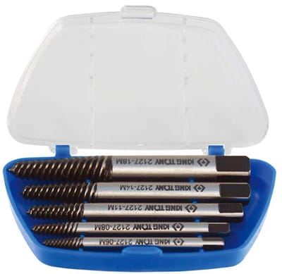 Schroef Extractor Set - Verwijderaar Beschadigd - Vastzittende Schroeven - Spiraalvormige Scherpe Rand - 5 Stuks