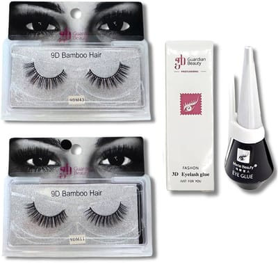Guardian Beauty Wimpers Set - 9D Volume - #9DM43 / #9DM11 - Met 3D Wimper Lijm - Wimpers Extensions
