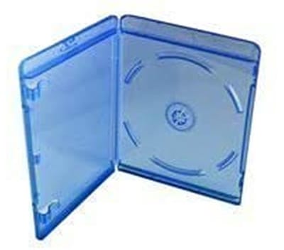 Dailygoods- Blu-ray-behuizing Slank 11 mm - Enkele Koffer - Hoge Kwaliteit - Bluray Case - Met Logo - Bluraycase