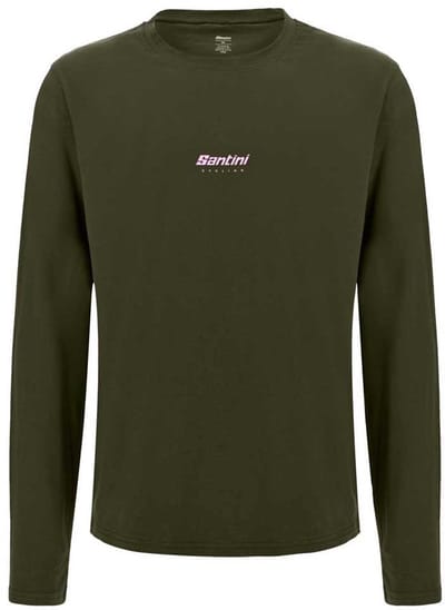 Santini T-shirt Met Lange Mouwen Groen S