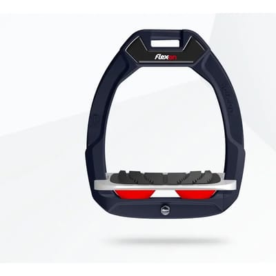 Veilige ruiterstijgbeugels Inklapbare Grip Aluminium/Grijs/Rood Flex-On Safe-On