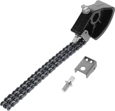 Drum Pedaalketting - Percussie Accessoire - Stabiliteit Verbeteren - Universele Compatibiliteit - 19x6x2.3cm - Zwart