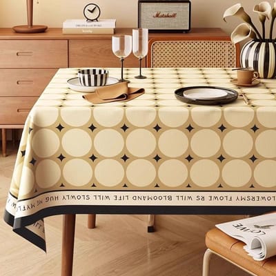 Amerikaanse Stijl Lichte Luxe Vintage Tafelkleed Waterafstotend Oliebestendig Hittebestendig Gemakkelijk Schoon te Maken PVC Koffietafelkleed 80x120cm