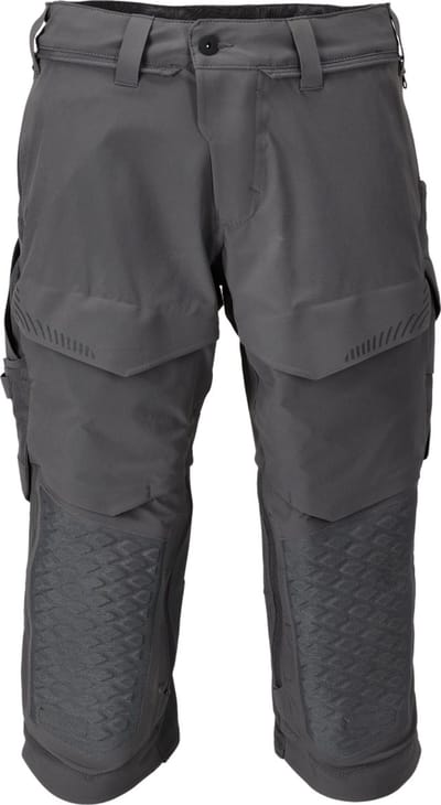 Mascot Customized Driekwart broek met kniezakken 22249-605 - steengrijs - C44