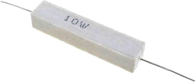 Cement Weerstanden - Weerstand Componenten - Elektronica Reparatie - 10 Watt Vermogen - 10 Stuks - Wit