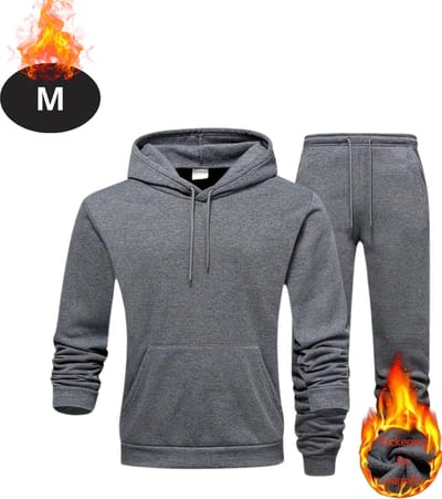Nivard Joggingpak - Huispak - Volwassenen - Trainingspak - Comfortabel - Joggingsbroek - Tracksuit - Heren - Donkergrijs - M