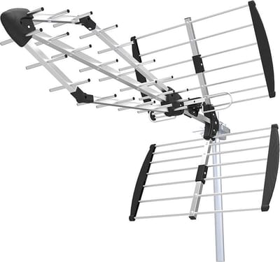 Nedis Buitenantenne - UHF - Ontvangstbereik: ≥50 km - LTE700 - Versterking: 13.5 dB - 75 Ohm - Antenne lengte: 1085 mm - ABS / Aluminium