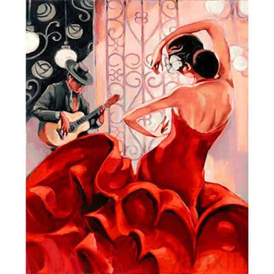 Diamant broderie 5D diamant peinture plein strass diamant Art décor de noël 20X30CM red