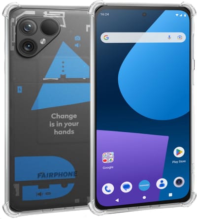 Geschikt voor Fairphone 5 Hoesje – Shock Proof Case – Cover Transparant